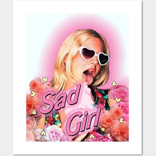 Candy Coated Sad Girl Print Posters and Art